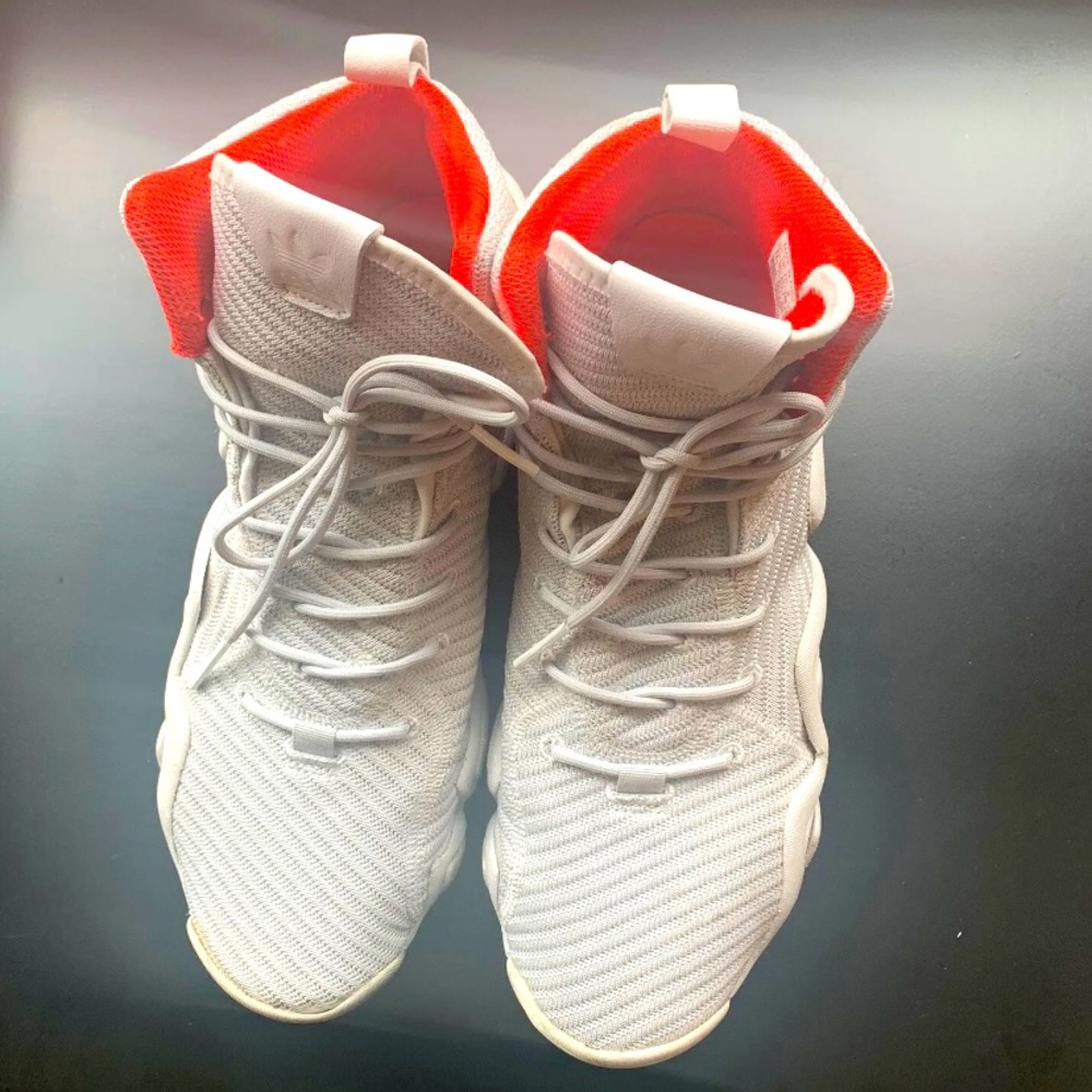 Men’s Adidas Crazy 8 Prime knit grey SZ 11